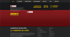 Desktop Screenshot of alberguedeages.com
